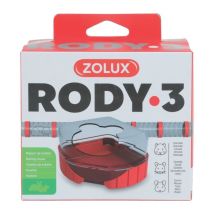 Arenero para roedores Zolux – Plástico resistente – 14.3 x 10.5 x 7 cm – Rincón de baño cerrado con pala incluida