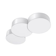 Greenice – CIRCLE 3A White Ceiling Lamp – E27 Socket – 91 cm x 35 cm x 11.5 cm – IP20 Rated – Modern Design for Living Room, Dining Room, Bedroom