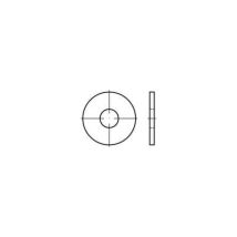 Rondelle 8.4 Mm 24 Mm Acciaio Galvanizzato Zinco 100 Pz. Toolcraft 146444