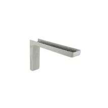 Leonard Winkelkonsole – Stahl, weißer Kunststoff – 114x180mm – 11,4cm – 18cm – 30kg