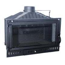 Insert Cheminée Hogar 90 En Fonte Noire – Puissance 15 Kw – Volume 310 M³ – Rendement 78 % – Sortie Fumées 180 Mm – Classe A – Biomasa On