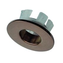 Tapa rebosadero de lavabo de latón bronce cobrizo – Compatible con orificios de 19 a 23 mm – Instalación sin herramientas