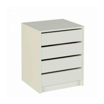Cajonera Merise En Color Blanco. 61,4 Cm(alto)50 Cm(ancho)44 Cm(largo)