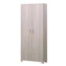 Sarmog - Armario Multiusos Slim Con Dos Puertas Y Ocho Baldas Olmo Claro 83x29x H190 Cm