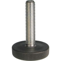 Höhenverstellschraube Sch/pa Teller 44 Mm M 10 X 34 Kunststoff Schwarz