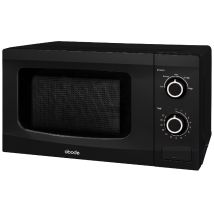 Black Microwave 700w 20l Manual Amm2001b - Black - Abode