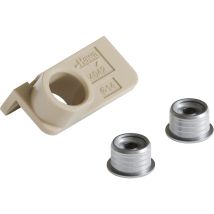 HAWA – Faltbeschlag Concepta 25 – Türgewicht bis 50 kg – Türbreite 300-700 mm – Türhöhe 1250-2600 mm – Aluminium