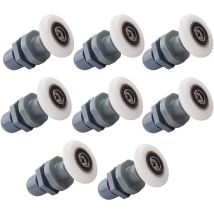 8 Rodillos Deslizantes Para Puerta De Ducha De 19 Mm Para Baño.