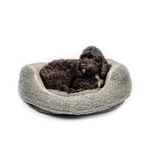 Danish Design – Bobble Pewter Deluxe Slumber Bed – 18, 24, 30, 35 – Supersoft Polyester – Fully Washable