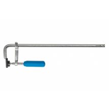 Hogert - Högert Technik - Abrazaderas De Carpintero Forjadas - Abrazadera 600x120mm - Riel De Acero - Placa De Presión Móvil