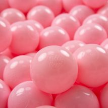 Kiddymoon Plastikbälle 7 Cm Puderrosa 300er-set