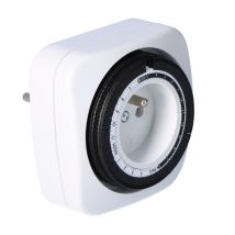 Temporizador mecánico 24h BEMKO – 72 x 72 x 59 mm – 230V AC – 16A – IP20 – Clase I
