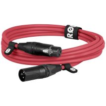 Rode - Xlr Cavo Di Collegamento Xlr3m-r 3 M Rosso