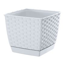 Maceta Cuadrada Ratolla - Blanca - Pp-drlk190b