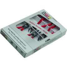 Set di Pinze per Anelli di Sicurezza NWS 792 – 4 Pezzi in Acciaio al Cromo Vanadio – Finitura Titanio – 19-60 mm