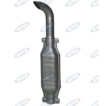 Silencieux Avec Petite Rallonge Courbée Diamètre 55 Mm L1040mm Pour Tracteur Agricole