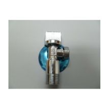 Llave escuadra de latón cromado 1/2" x 1/2" – Ideal para fontanería, calefacción y grifos