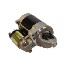 Motor de arranque eléctrico 12V para tractores cortacésped Kawasaki y John Deere – Agujero de montaje 98mm – Longitud total 181mm