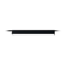 Plafonnier Led 24w Noir 1132x27x29mm 3000k 1868lm Pour Rail 48v Dc Fortyeight Dimmable Dali Ip20 Logico30 Targetti