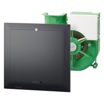 Helios Els Nfc P Black Ventilatoreinsatz M. Fassade, Volumenstr. 7,5-100m3/h Wählbar, M. Präsenzmelder, Timer, Intervallfunkt.