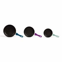 Set De 3 Poeles Aspect Pierre Ilag