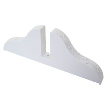 Hegele - Soporte Para Biombo, Soporte Para Biombo, Blanco, Lote De 2