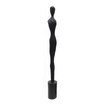 Signes Grimalt - Figura De Sobremesa Figuras Figura Escultura Africana Varios Negro 10x10x90cm 30762