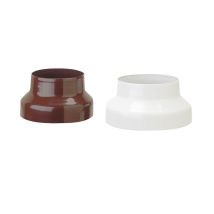 Riduzione per tubi stufa smaltata bianca 14-12 – Acciaio – 14 cm x 12 cm – SAVE