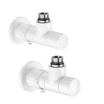 Caleffi - Válvulas High-style Para Radiadores Toalleros 400100 Blanco