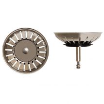 Korb für automatischen Abfluss – Durchmesser 83 mm – Dicke des Gitters 18 mm – Schaftlänge 26 mm – Durchmesser des Schafts 8 mm