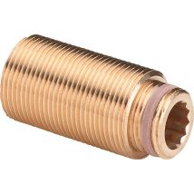 Viega Raxofix Prolunga, Rp 1/2, G 3/4, L 50 Bronzo Rosso Modello 2032.9, 276430