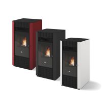 Eva Calòr Irma 9,5 Kw Pelletofen - - Schwarze