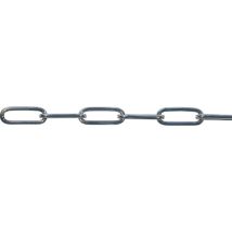 Cadena de soldadura DIN 5685 C galvanizada 30 m – Capacidad de carga 45 kg