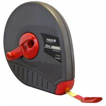 Fisco 30 M Fiberglas-maßband Mit Clip Und Ergonomischem Abs-koffer