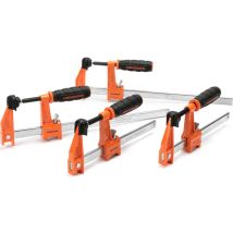 Set Di 4 Morsetti In Acciaio Medio-pesanti (2-15 Cm, 2-30 Cm) Jorgensen 2391335 Apertura (max.):30 Mm Dimensione Del Pr