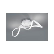 Plafón Perugia Diseño Arco Blanco Led Dimmer 4000k Trio Iluminación