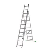 Verstellbare Leiter Clt3 3 Ebenen 2,60 / 5,40 3 X 9