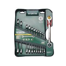 Set Di Chiavi Combinate A Doppio Cricchetto Sata 12 Pz.