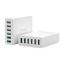 Blitzwolf Bw-s15 6x Usb-ladegerät, Qc 3.0, 60w (weiß)