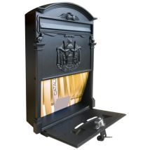 Cassetta Postale Serie Rege Bronzo 8,3x26,5x41cm Alubox 29regiepostebr