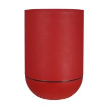 Vaso De Flores - Riss - Riviera Granit Tulipe - Plástico - Diámetro 50 Cm - Rojo