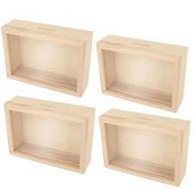 Oggetto Decorativo Artemio Legno Naturale 12 X 17 Cm 4 Pezzi