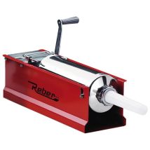 Füllmaschine REBER 5 kg – lackierter Stahl, Edelstahl – 2 Geschwindigkeitsstufen – 60 x 22 x 22 cm – rot