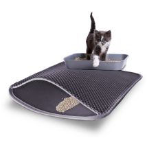 Katzenmatte, Katzenmatte Arena 76,5 X 61,5cm. Doppelte Schicht Wasserdicht, Anti-spritz. Elastisches Eva-material. Waschbar Und Rutschfest. Geeignet 