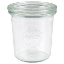 Barattolo Weck 140 Ml (barattolo Per Conserve Di Alta Qualità Con Coperchio In Vetro, Per Conserve Resistente Al Calore, Adatto Al Microonde, Al Forno