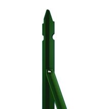 Saetta in ferro plastificato verde 150 cm – Pali per recinzione a T – 25x25x3 mm – 1,54 kg