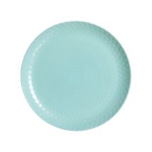 Flacher Teller - Luminarc - Pampille - 25 Cm - Türkis - Tempered Glass, Hergestellt In Frankreich