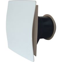 Axelair - Feste Abluftdüse Quadratisches Design + Placo-muffe 3 Krallen Ø80mm