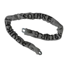 Henry Squire Cp36p Cp Catena Di Sicurezza In Acciaio Temprato Con Manicotto Grigio, Catena 900 Mm (lunghezza) X 6,5 Mm (diametro)