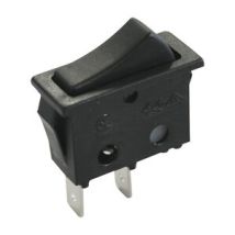 Einpoliger Kipptaster schwarz – 3680 W – 16 A – 250 V – Faston-Klemmen